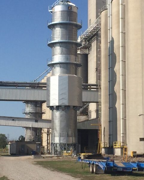 4742z grain dryer in Carrolton Michigan installed by RM Johnson Group