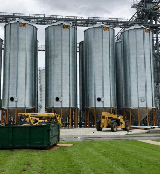 Grain Hoppers installed by RM Johnson Group